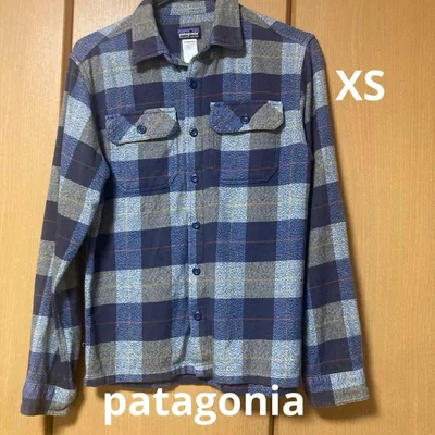 patagonia フィヨルドフランネルシャツ xs チェック