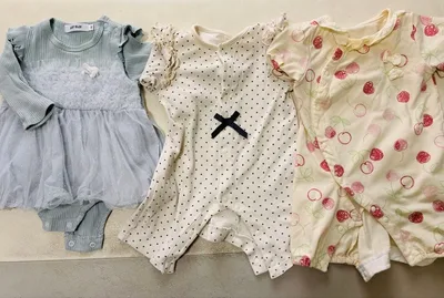ベビー服 ロンパース 3点セット 70cm まとめ売り