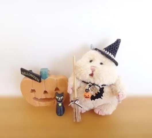 はむにぎり ハロウィン ぬい服 3点セット ハンドメイド