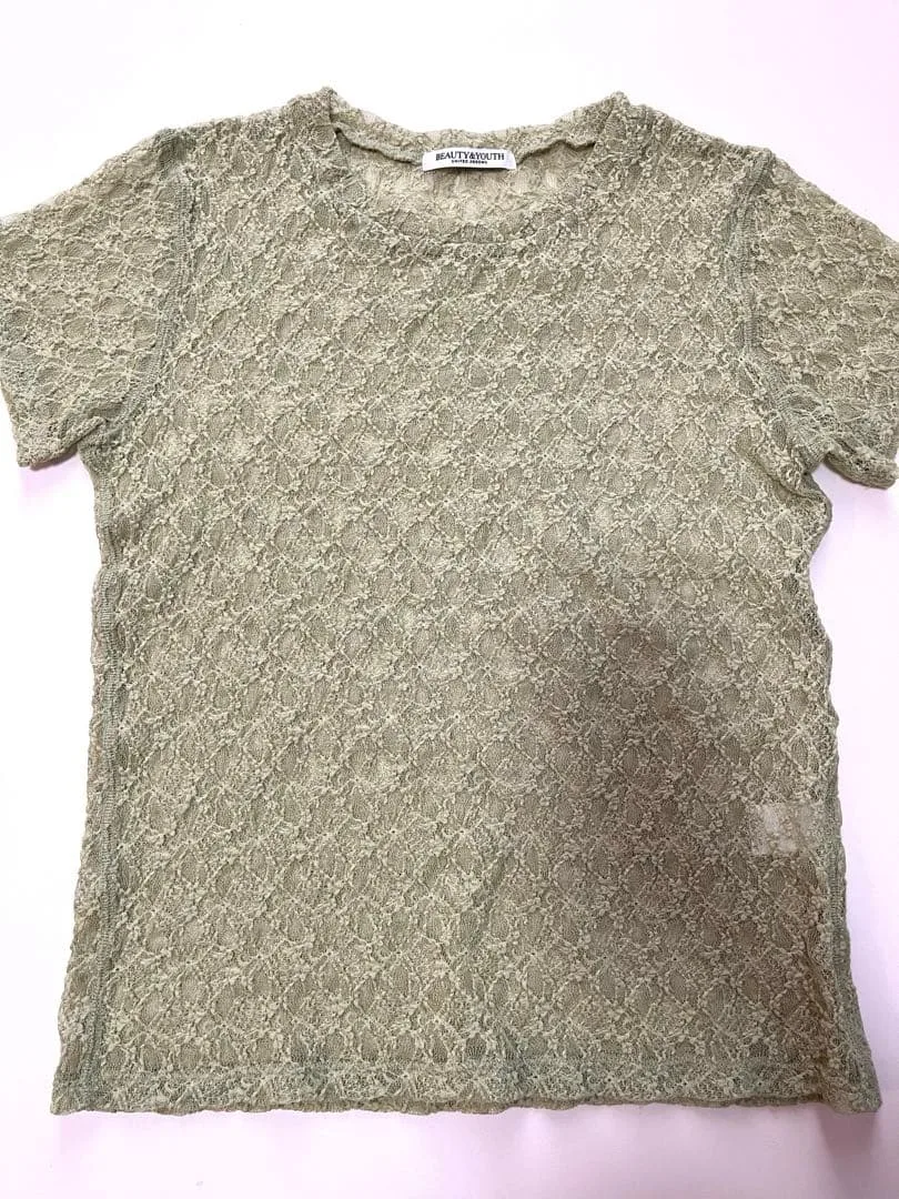 ♡美品♡BEAUTY&YOUTH レース 半袖 トップス