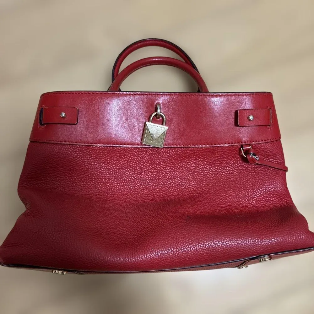 MICHAEL KORS ハンドバッグ レッド