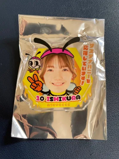 デンソーエアリービーズ 石倉沙姫選手 アクリルバッジ