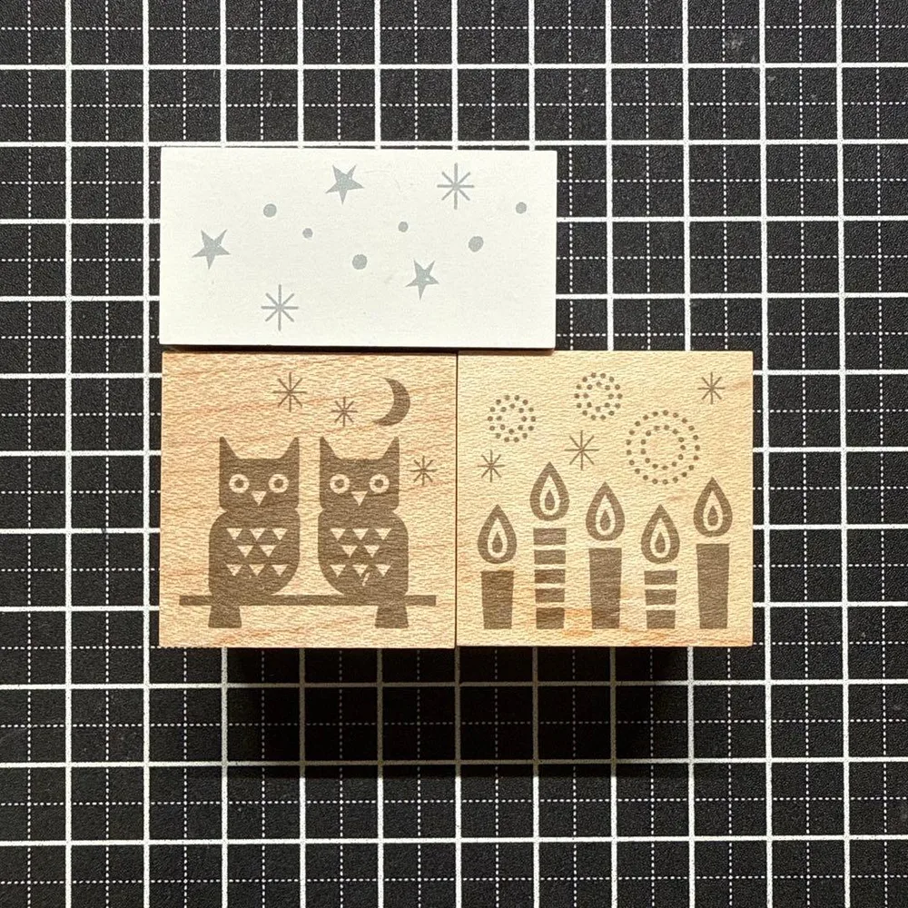 鳥の葉工房 スタンプ3点セット