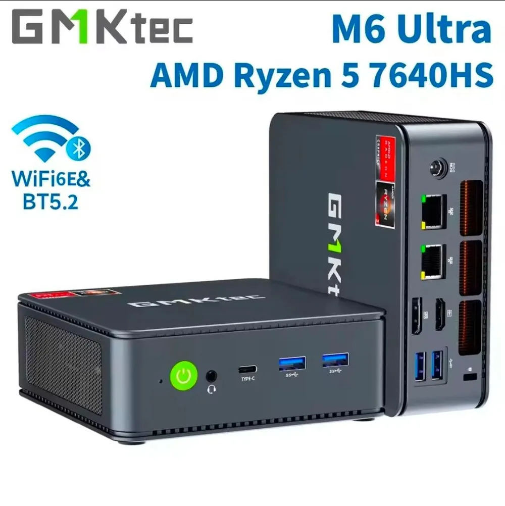 GMKtec M6 Ultra ミニPC Ryzen5 7640HS ベアボーン