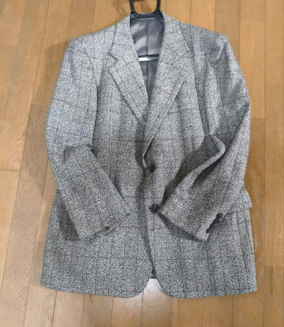 BURBERRY テーラードジャケット チェック柄 2つボタン AB6 L