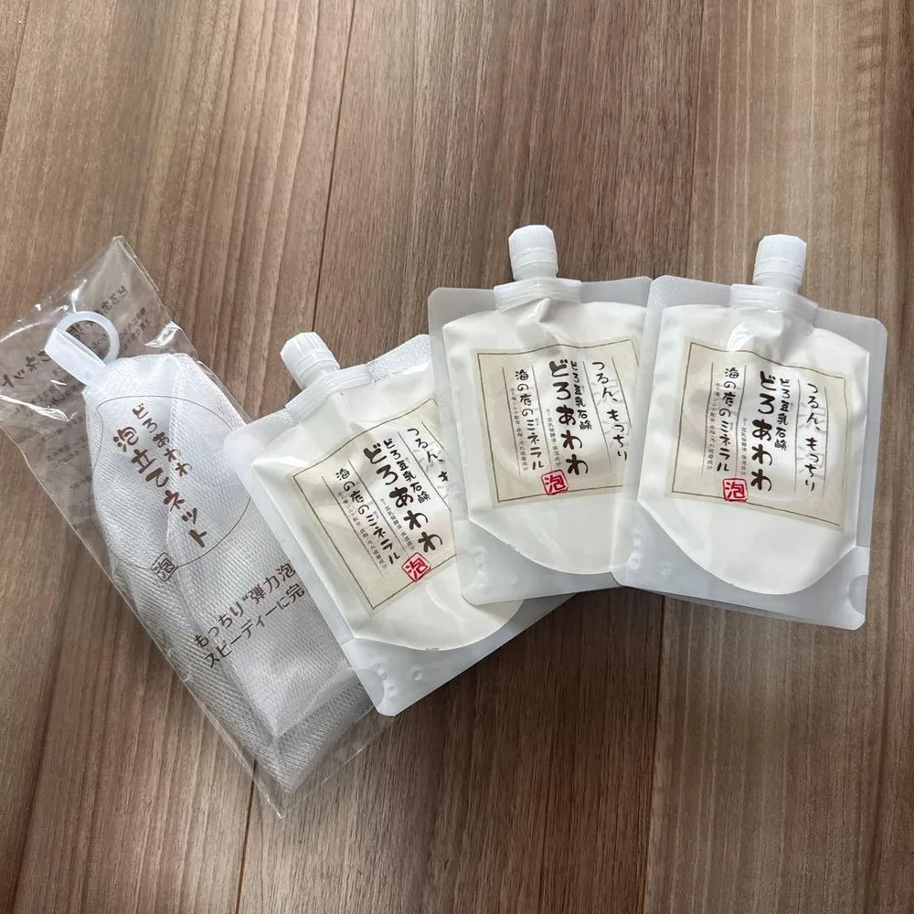 どろあわわ✩3個セットと泡立てネット