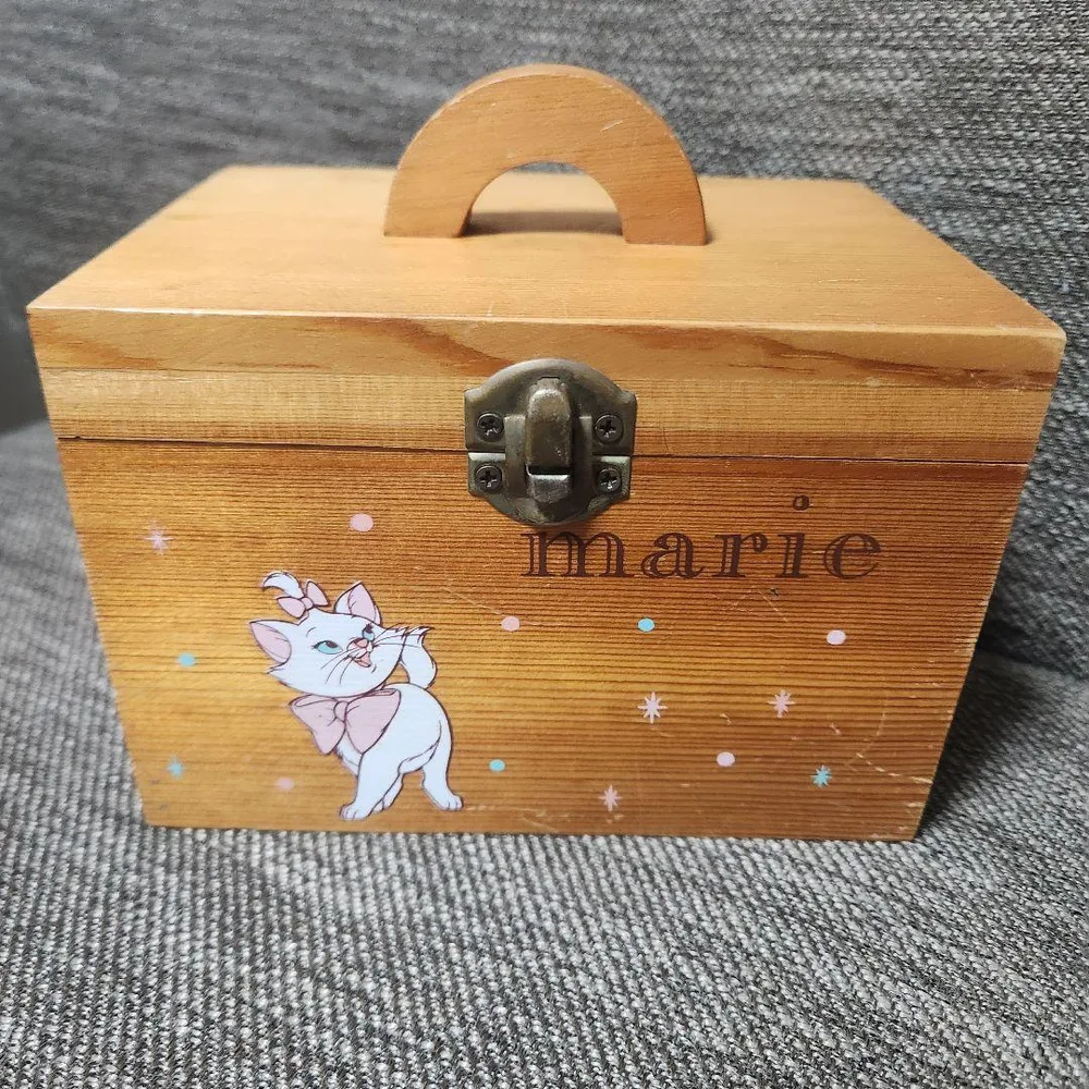 ディズニー おしゃれキャット マリーちゃん 木箱 レトロ
