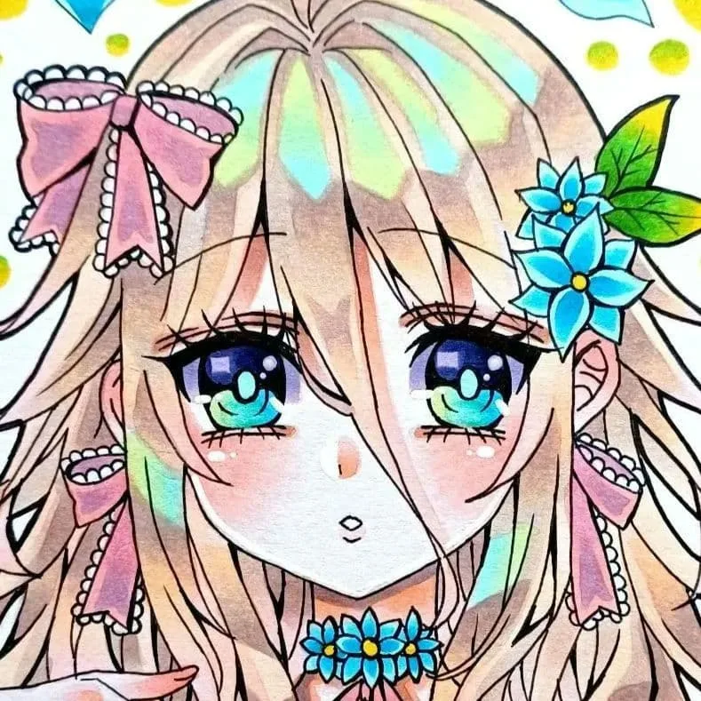 手描きイラスト ボカロ IA