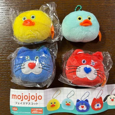 mojojojo フェイスマスコット 4種セット ぬいぐるみマスコット ガチャ