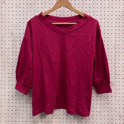 新品 studio CLIP 前後2WAY タックプルオーバー M ピンク