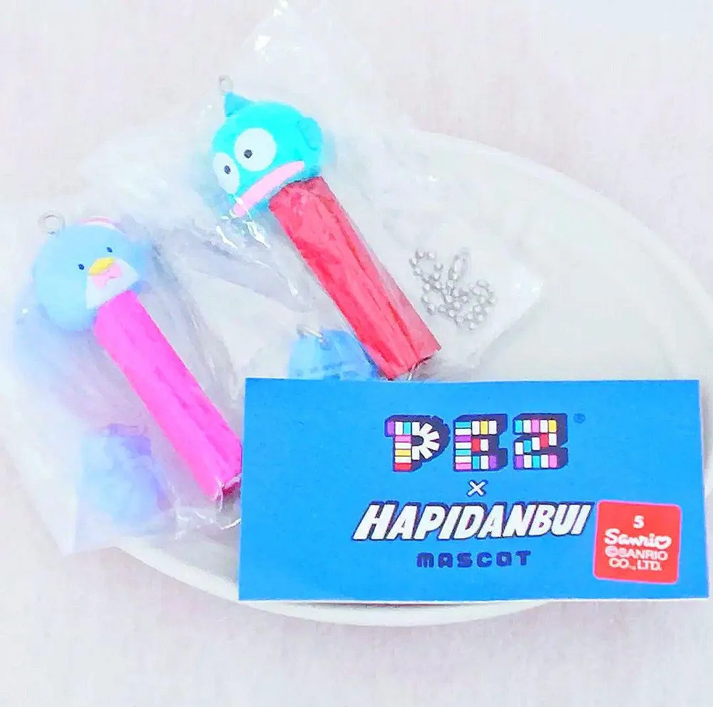 PEZ × HAPIDANBUI マスコット ハンギョドン タキシードサム