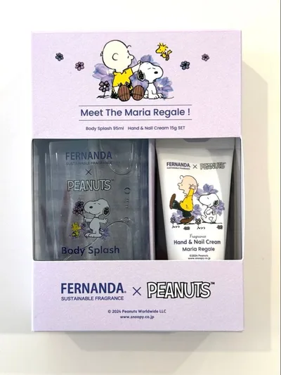 FELNANDA×PEANUTSボディスプラッシュ+ミニハンド&ネイルクリーム