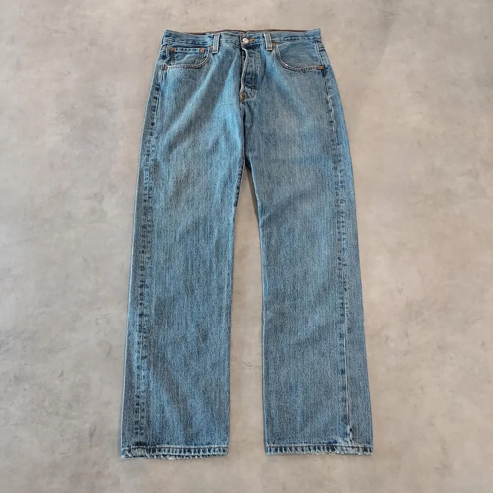 リーバイス501 Levis W34 ブルーデニム 青 古着 ボトム 20741