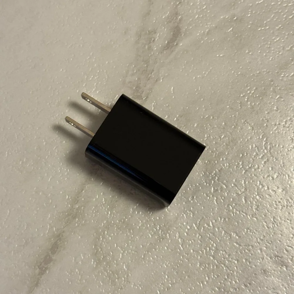 USB電源アダプター 本体 ブラック