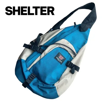 SHELTER シェルター ワンショルダーバッグy2kスリングバック アウトドア