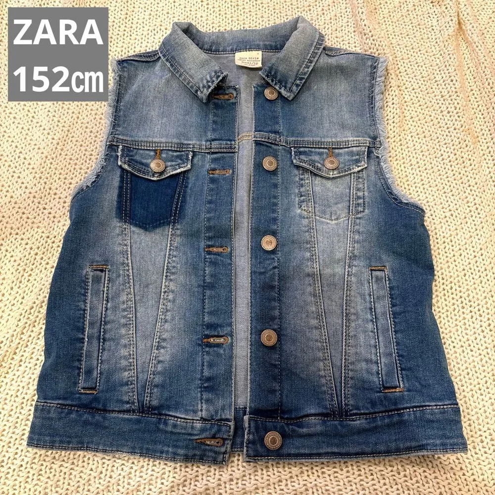 ZARA Girls デニムベスト 152cm