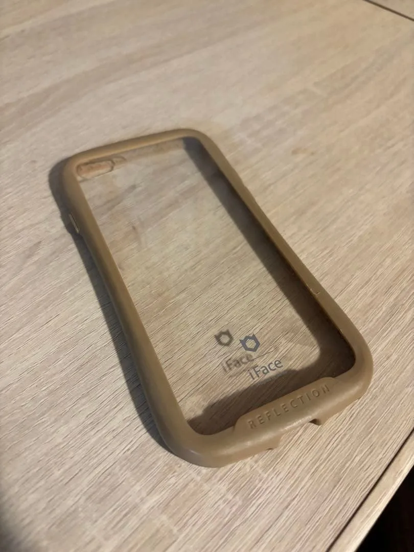 iFace Reflection iPhone SEケース ベージュ