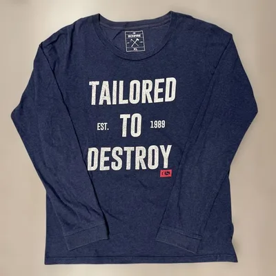 BONFIRE メンズ 長袖 Tシャツ ネイビー XL