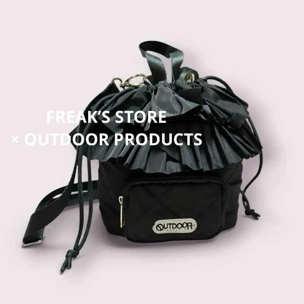 ★限定タイムセール★美品フリークスストア別注OUTDOORフリルショルダーバッグ