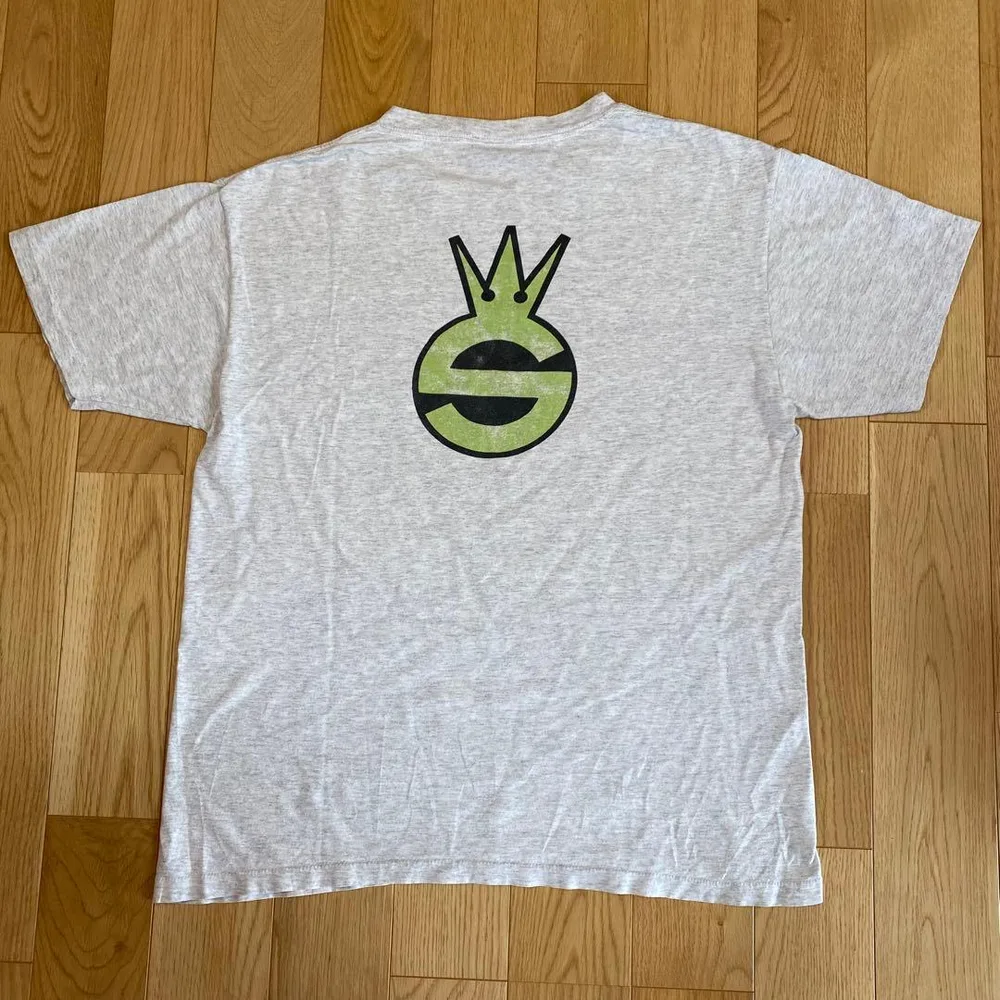 【激レア】80s OLD STUSSY 黒タグ USA製 クラウンロゴ Tシャツ