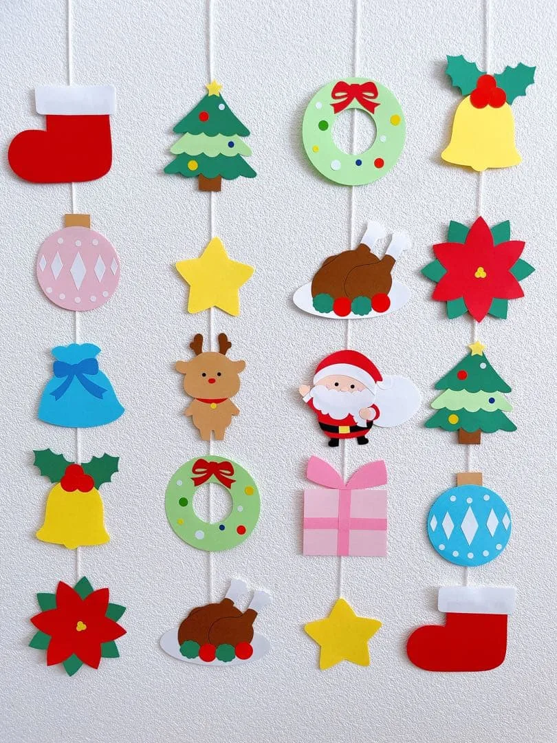 吊るし飾り 壁面 ガーランド クリスマス