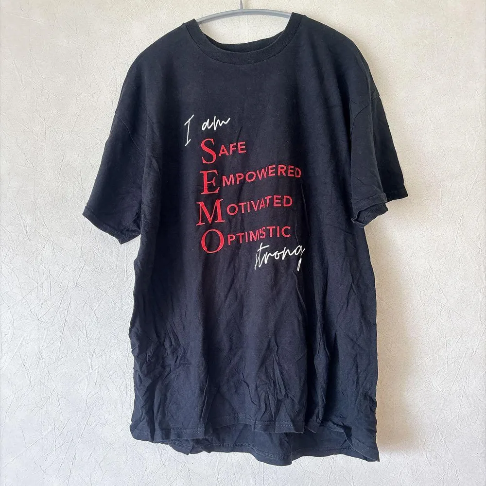 ギルダン Tシャツ クルーネック 半袖 プリント LL〜3L 黒 綿 普段着