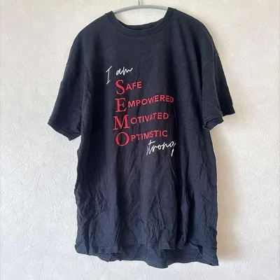 ギルダン Tシャツ クルーネック 半袖 プリント LL〜3L 黒 綿 普段着