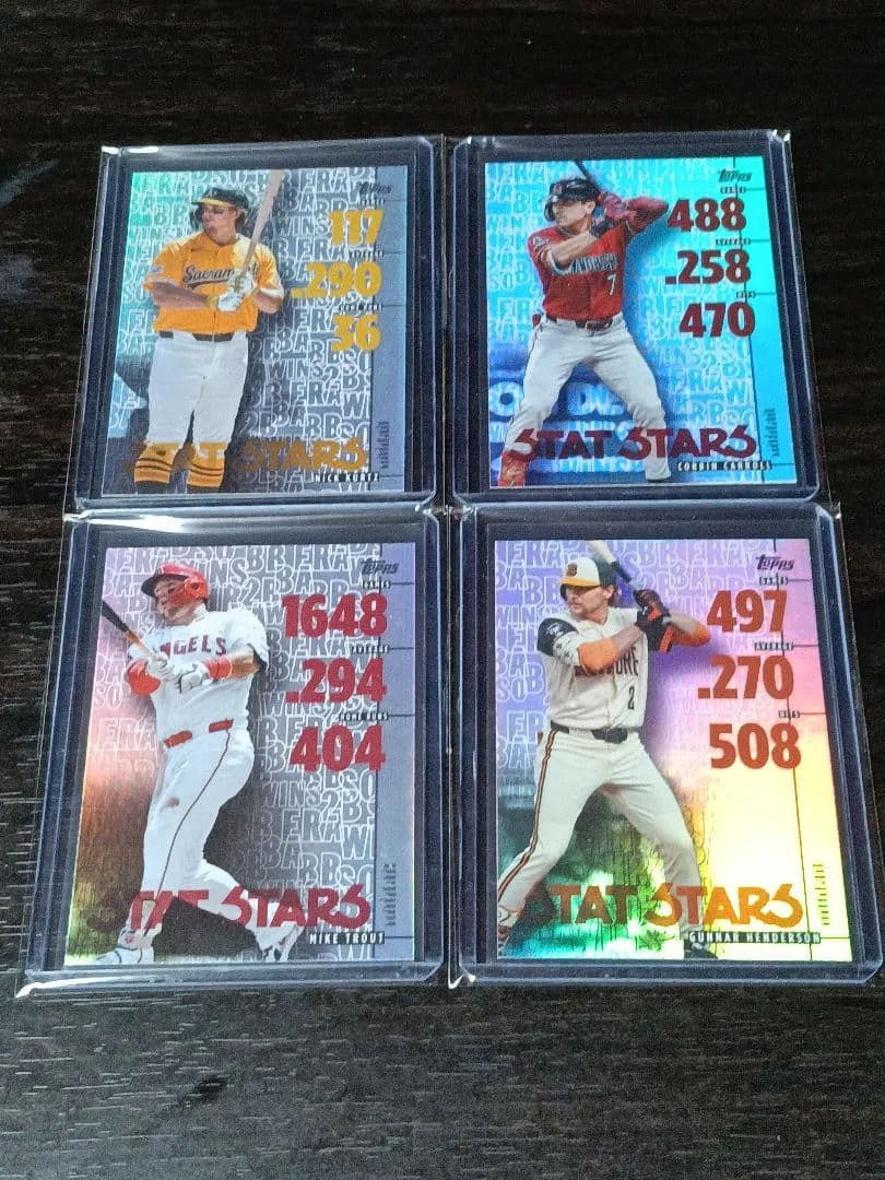 Topps Update 2026 STAT STARS 4枚セット