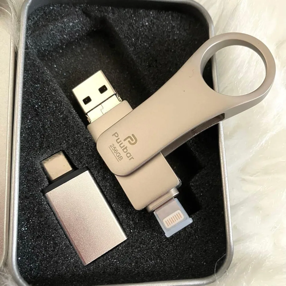 Puubar USBメモリ 256GB OTG iPhone対応