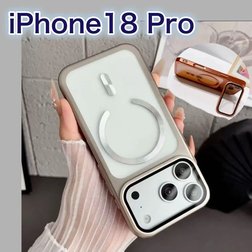 iPhone18 Pro ケース マグセーフ クリア スケルトン カメラ保護