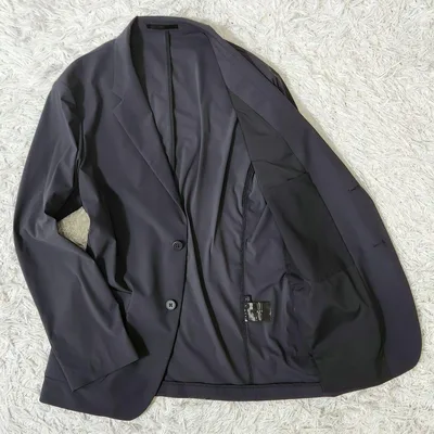 ✨美品✨ユニクロ ウルトラストレッチジャケット ダークグレー M 洗える