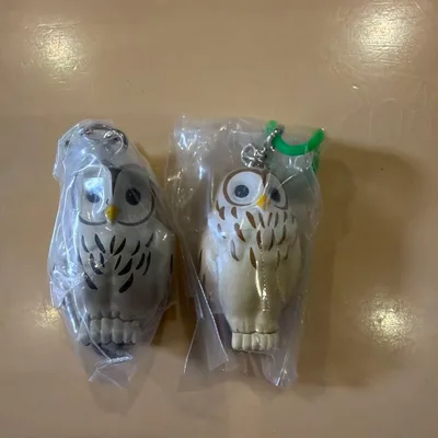 フクロウ マーカーチャーム めじるし 2種セット