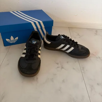 adidas SAMBA サンバ キッズ スニーカー 19 ブラック