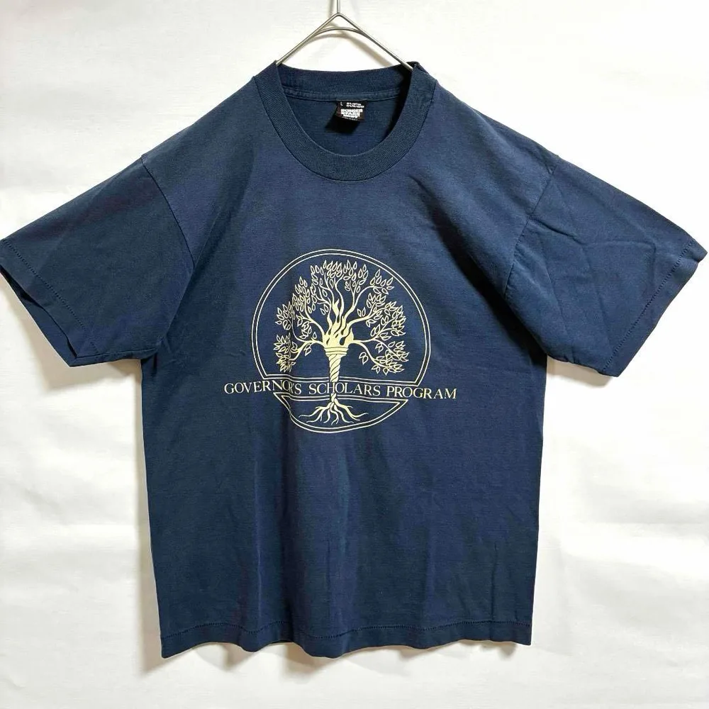 90s USA製 スクリーンスターズ Tシャツ L シングルステッチ ネイビー