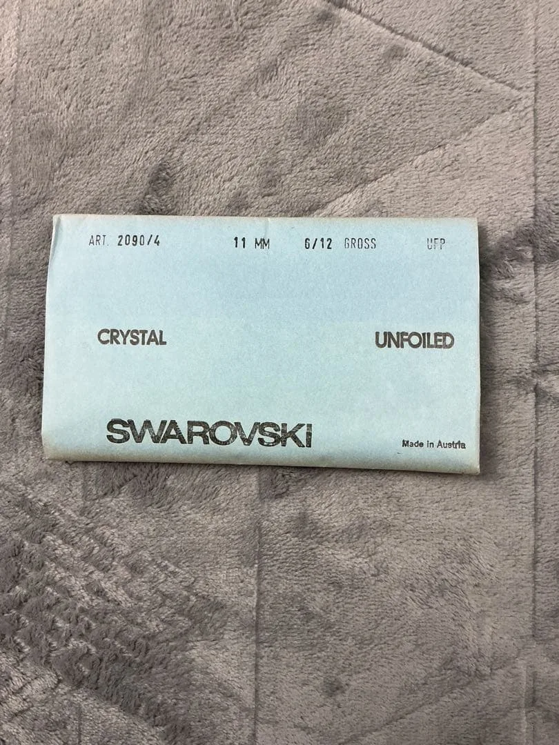 ビンテージ スワロフスキー CRYSTAL 11mm
