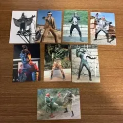 【B】仮面ライダーチップス カード 8枚セット 仮面ライダーV3