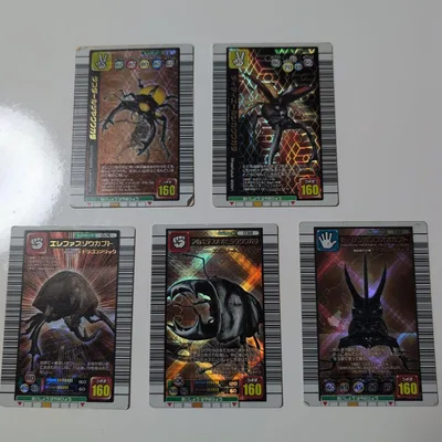 甲虫王者ムシキング カード 強さ160 5枚セット
