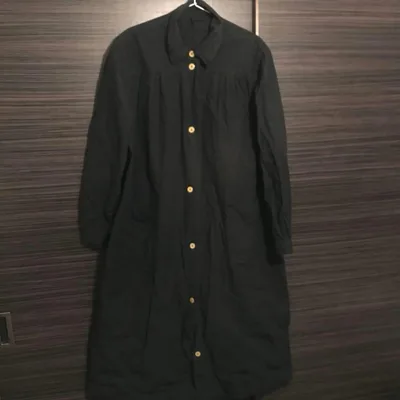 Vintage flea market oversize shirt church navy blue