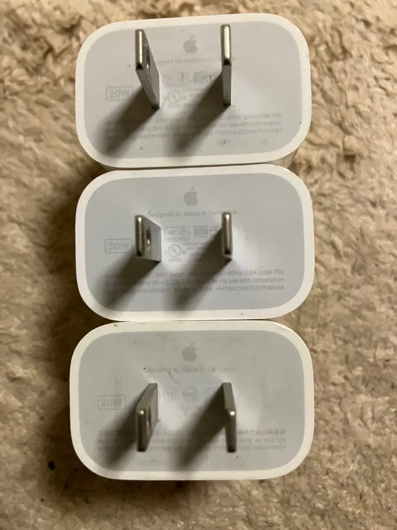Apple 20W USB-C 電源アダプタ 3個セット