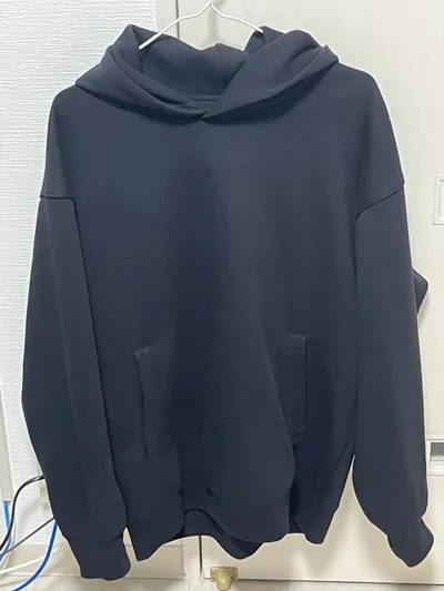 UNIQLO:Cスウェットオーバーサイズプルパーカ M ブラック ユニクロC