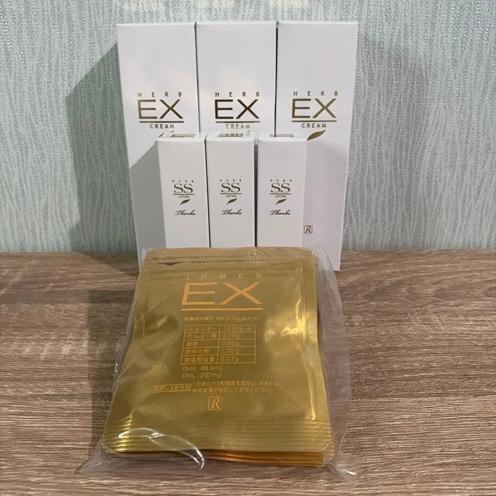 ロイヤルハーブ EXクリーム 3本 SSローション 3本 インナーEX