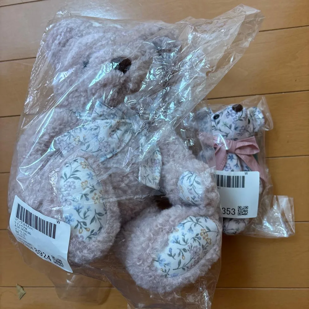 アフタヌーンティーテディベアぬいぐるみ2点セット 新品、未使用、未開封