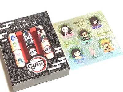 限定シール付き★DHCリップクリーム 鬼滅の刃 3本セット