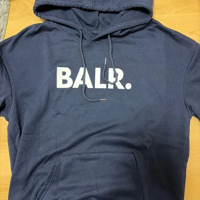 BALR. (ボーラー) プルオーバーパーカー フーディ ネイビー Lサイズ