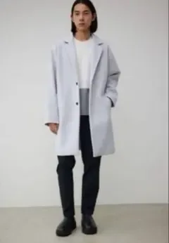 AZUL グレー チェスターコート Mサイズ メンズ アウター
