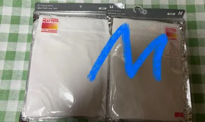 【ユニクロ】ヒートテックタイツ メンズ М ホワイト 2点