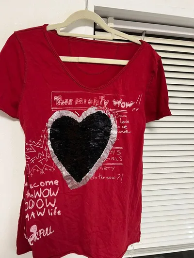 l*a様 Desigual デシグアル グラフィックTシャツ L