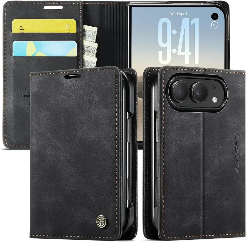 OURJOY iPhone Duo 用 ケース 手帳型 横置き機能 レザー TP