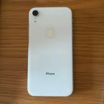 【美品】iPhone XR 128GB ホワイト SIMフリー バッテリー92%