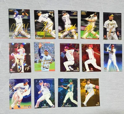 プロ野球カード カルビー 大量セット(キラキラとサインカード)